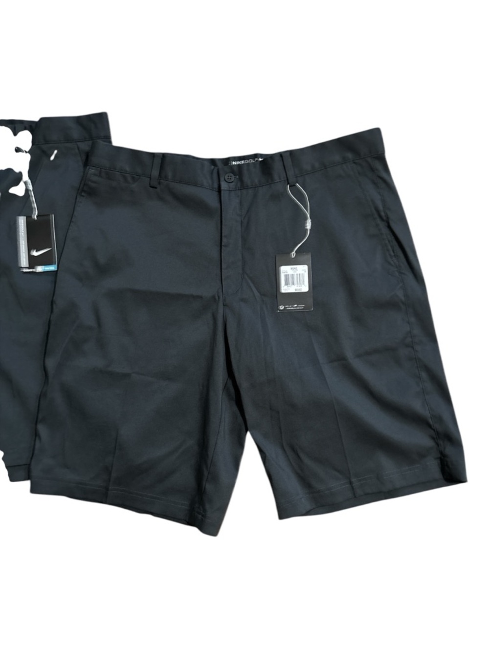 2 Pairs Nike Men’s Black Tour Performance Golf Shorts NWT Dri Fit - Picture 3 of 12